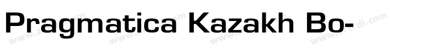 Pragmatica Kazakh Bo字体转换